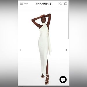 Khanum’s Pearl Back Midi Dress